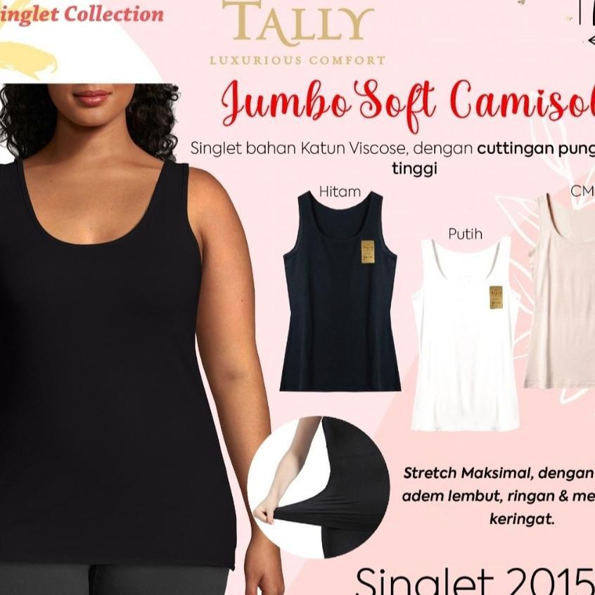 Tally Jumbo Camisole 20151 - Singlet Tanktop Wanita Big Size