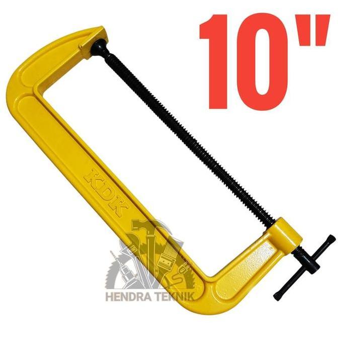 Catok C 10 Inci G Clamp 10 Inci Cetok G 10 Dim Klem Jepit 26Cm Las Klem C Clamp 10 In Penjepit Besi 
