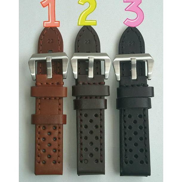 SAMSUNG GEAR S2 S3 STRAP KULIT ASLI TALI JAM TANGAN LEATHER BERLUBANG