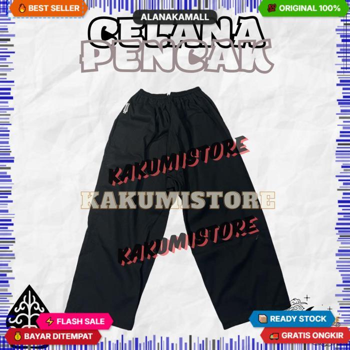 Celana Pencak Celana Silat Komprang Hitam Anak Dewasa Kualitas Terjamin