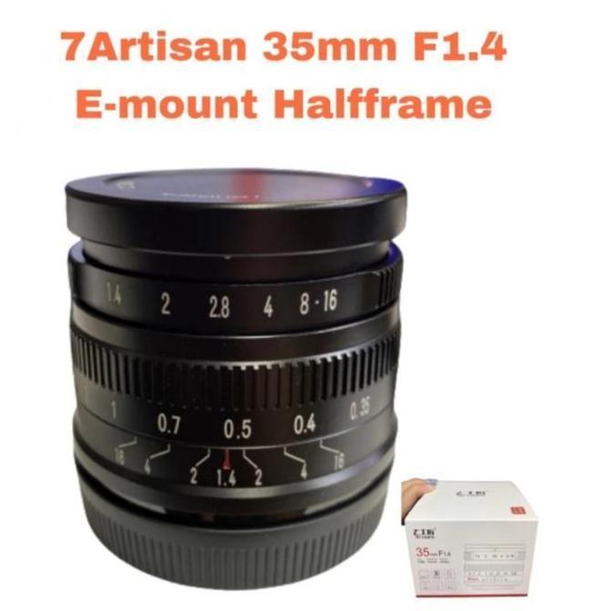 NEW Lensa 7Artisans 35mm F1.4 for Sony E-Mount Halframe 7Artisan 35mm
