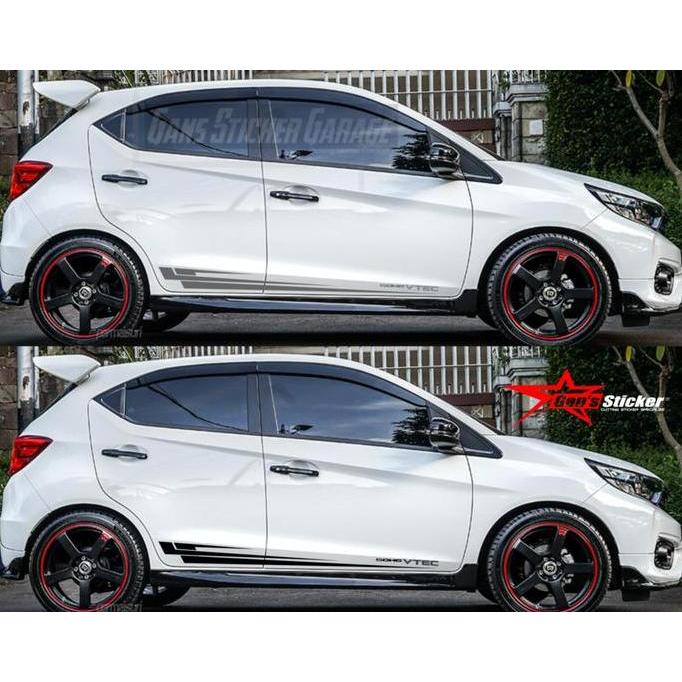 Sticker Honda Brio Sticker Samping Honda Brio All New Brio Hemat