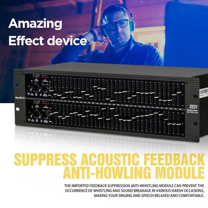 Murah New Baxs 215/231/2231  Equalizer Subwoofer Penyetel Efek Nyata Audio Profesional Equalizer Ste