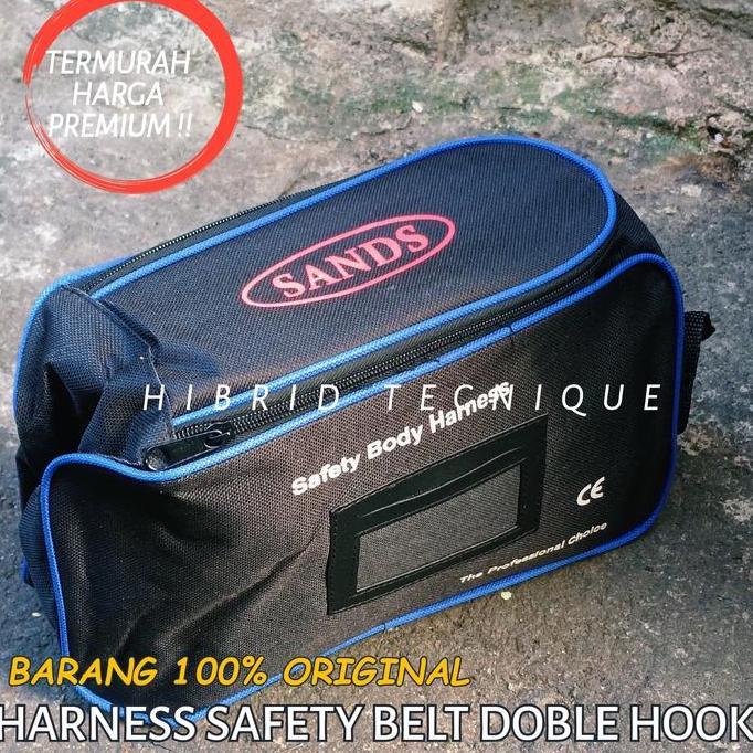 Sale Full Body Harness Safety Belt Dobel Hook / Harness Keselamatan Safety Gear Asli