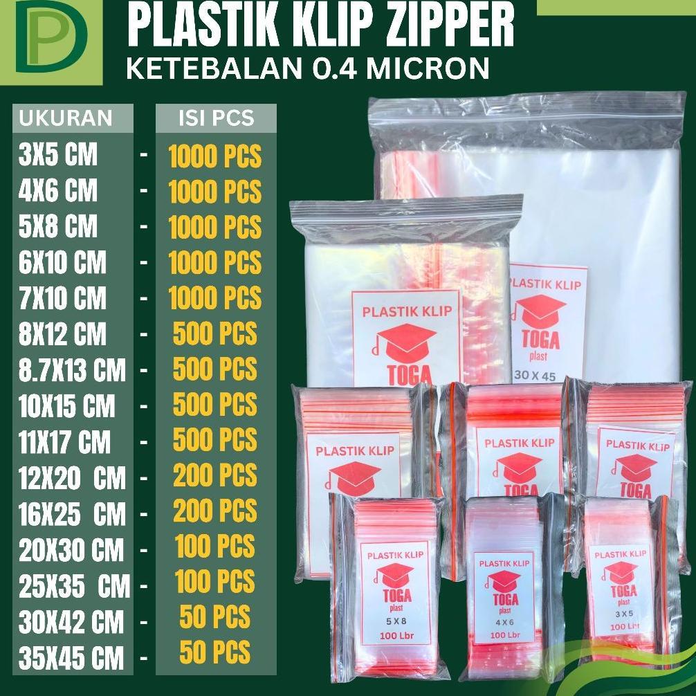 Plastik Klip Ziplock Bening | Zipper Bag Food Grade Makanan