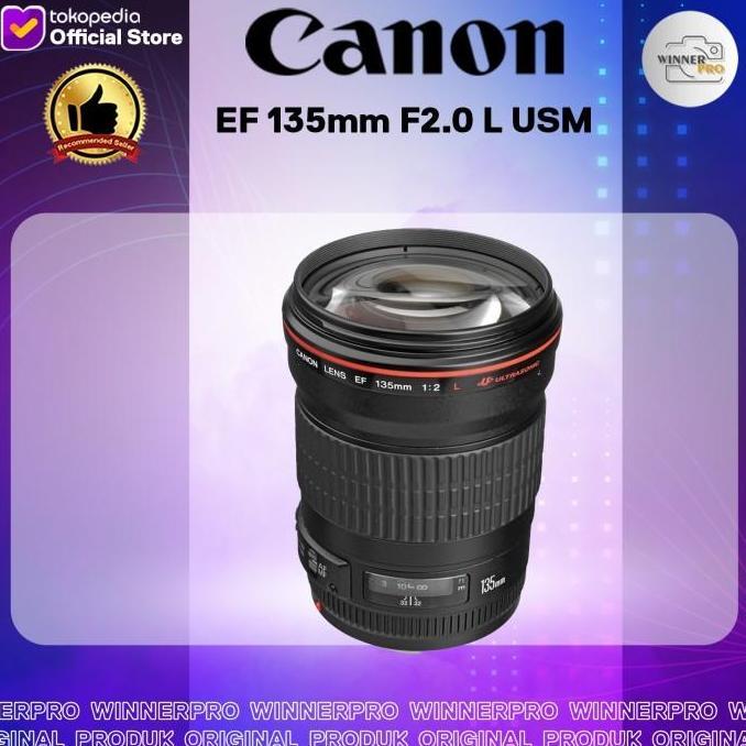 LENSA CANON EF 135mm F2.0 L USM / Canon 135mm F2 L USM