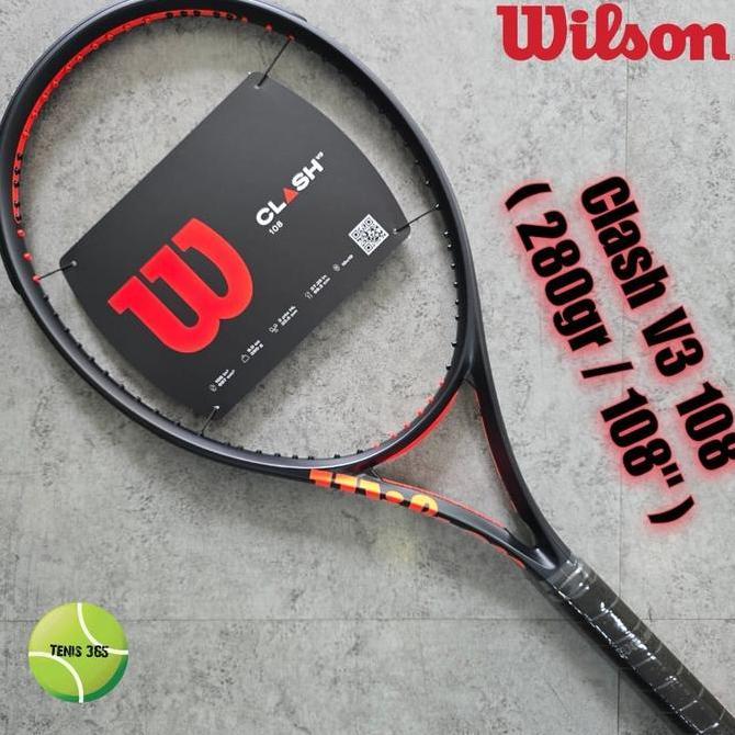 TERBARU - Raket Tenis Wilson Clash V3 108 ( 280gr / 108" )