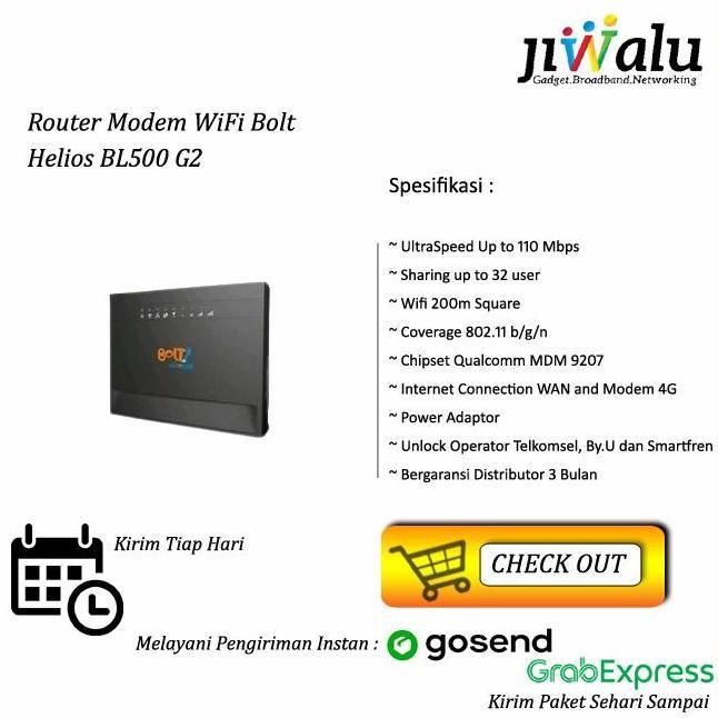 Modem Router Wifi Bolt BL500 Unlock Smartfren Telkomsel By.u 2300Mhz