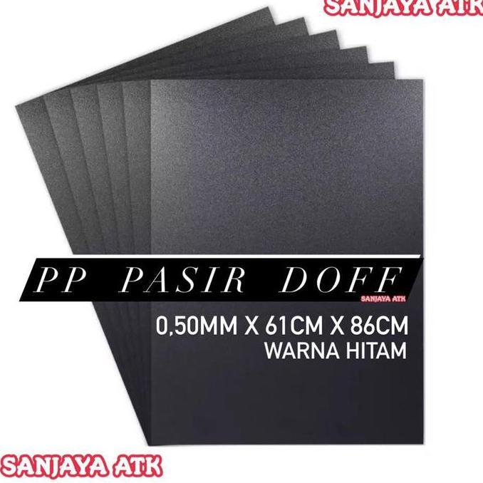 Lager- Plastik Mika Pp Hitam Tebal 0.50Mm