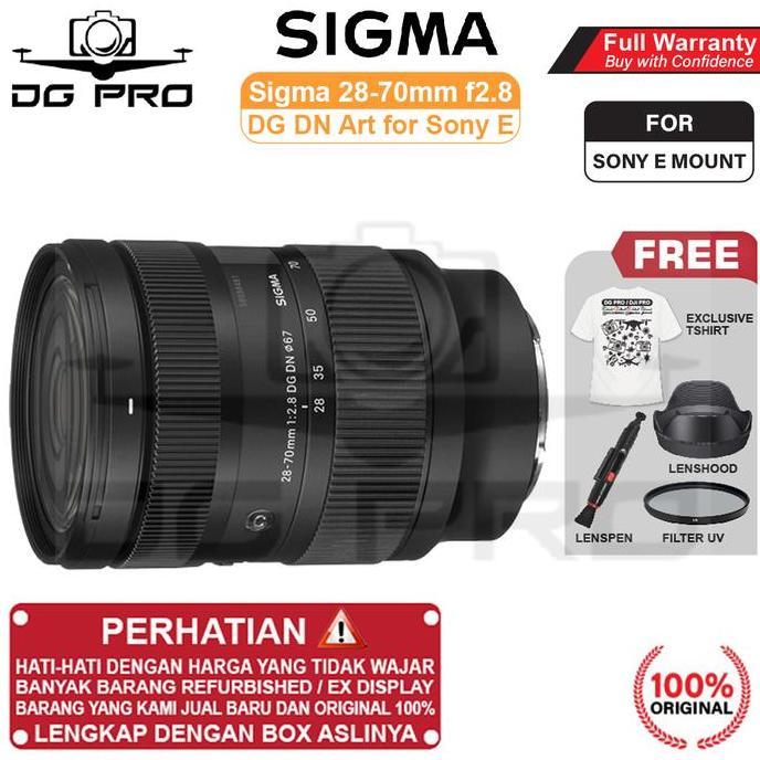 Sigma 28-70mm f2.8 DG DN Compatible for Sony E Full Frame Sigma 28 70 mm f/2.8 Original