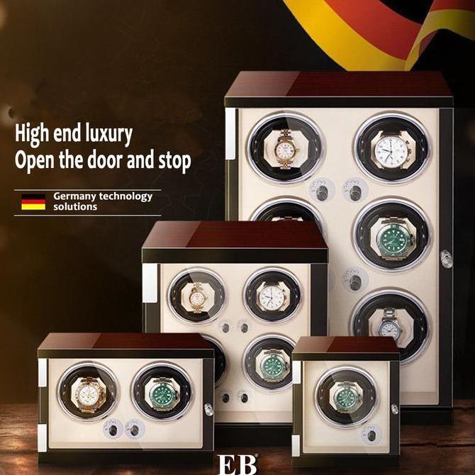 NEW KOTAK TEMPAT JAM TANGAN VARIAN SLOT / WATCH WINDER BOX 511/1-9 ORI