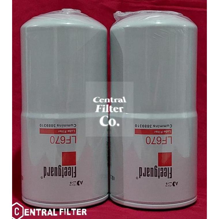 BEBAS ONGKIR - LF670 / LF 670 / LF-670 Oil Filter Fleetguard