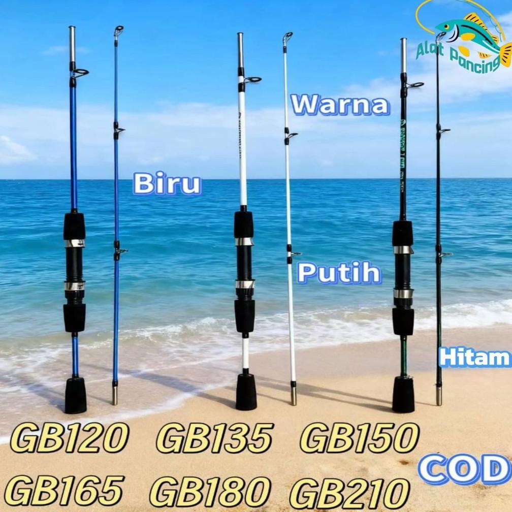 Joran Pancing Casting, Joran Serat Karbon Ultralight 1,2-2,1m, Gagang EVA 3/4 Bagian, Joran Pancing 