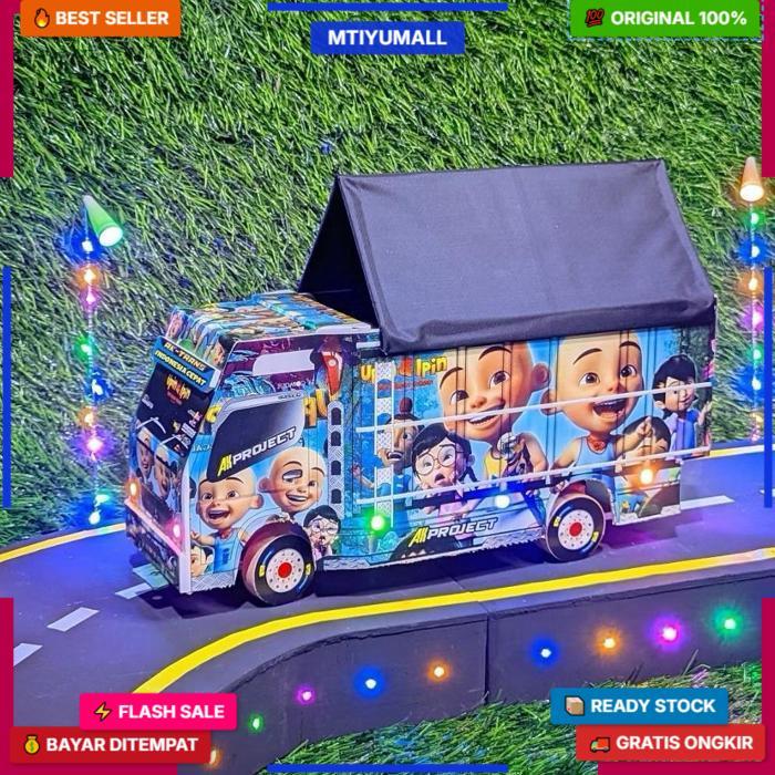Miniatur Truk Oleng Miniatur Truk Lampu Terpal Murah Truk Oleng Roda Kayu Bisa Cod Dijamin Bagus