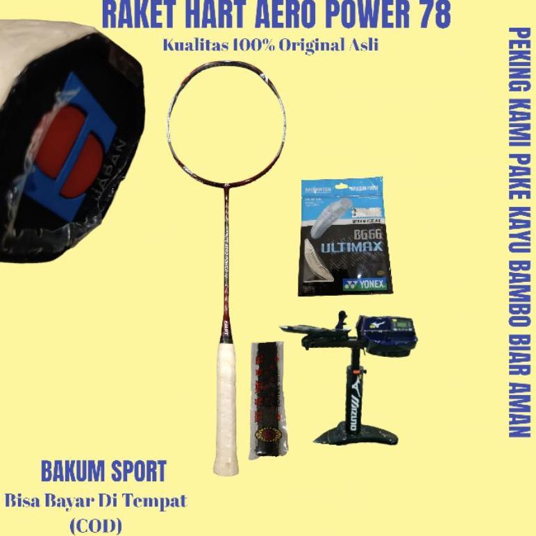Raket Hart infinite Aero power 78 kualitas 100% Original Asli Bisa (COD)