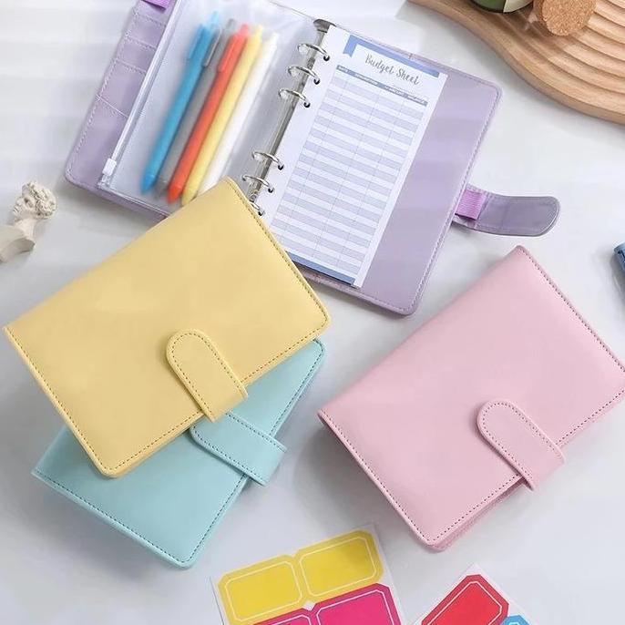 Binder Polos A6 6 Ring Eksklusif Levi Agenda A6 Polos Binder Berkualitas Dompet Keuangan