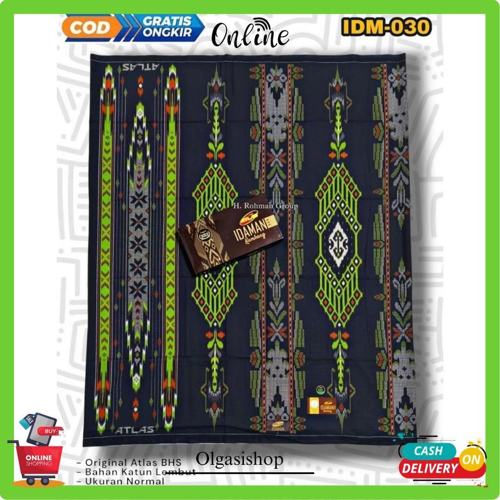 Sarung Atlas Batik Hitam Idaman | Sarung Atlas Super Premium | Sarung Atlas Idaman Batik Sge Produk 