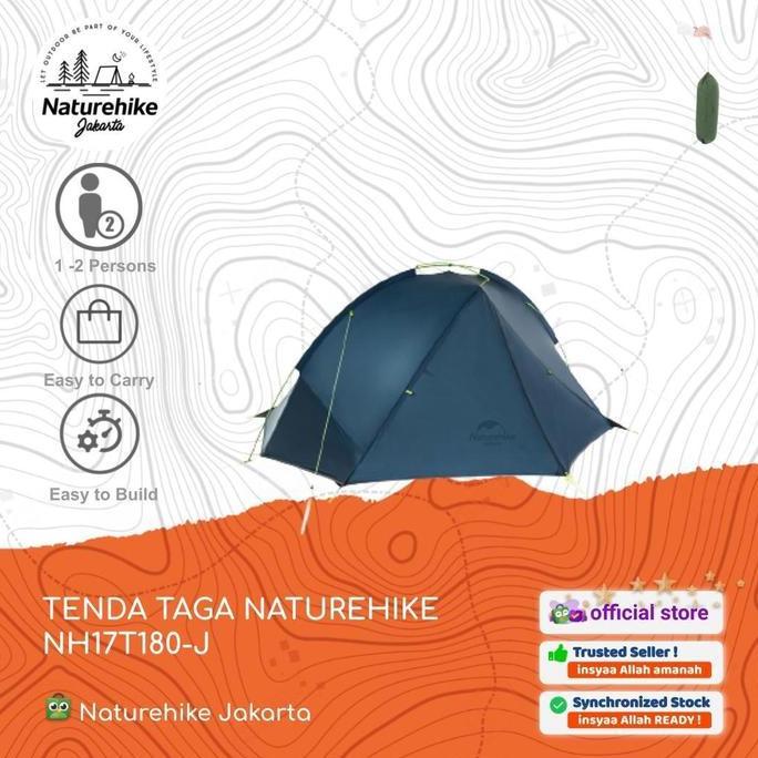 TENDA TAGA 2P / 2 ORANG ULTRALIGHT CAMPING NATUREHIKE NH17T180-J