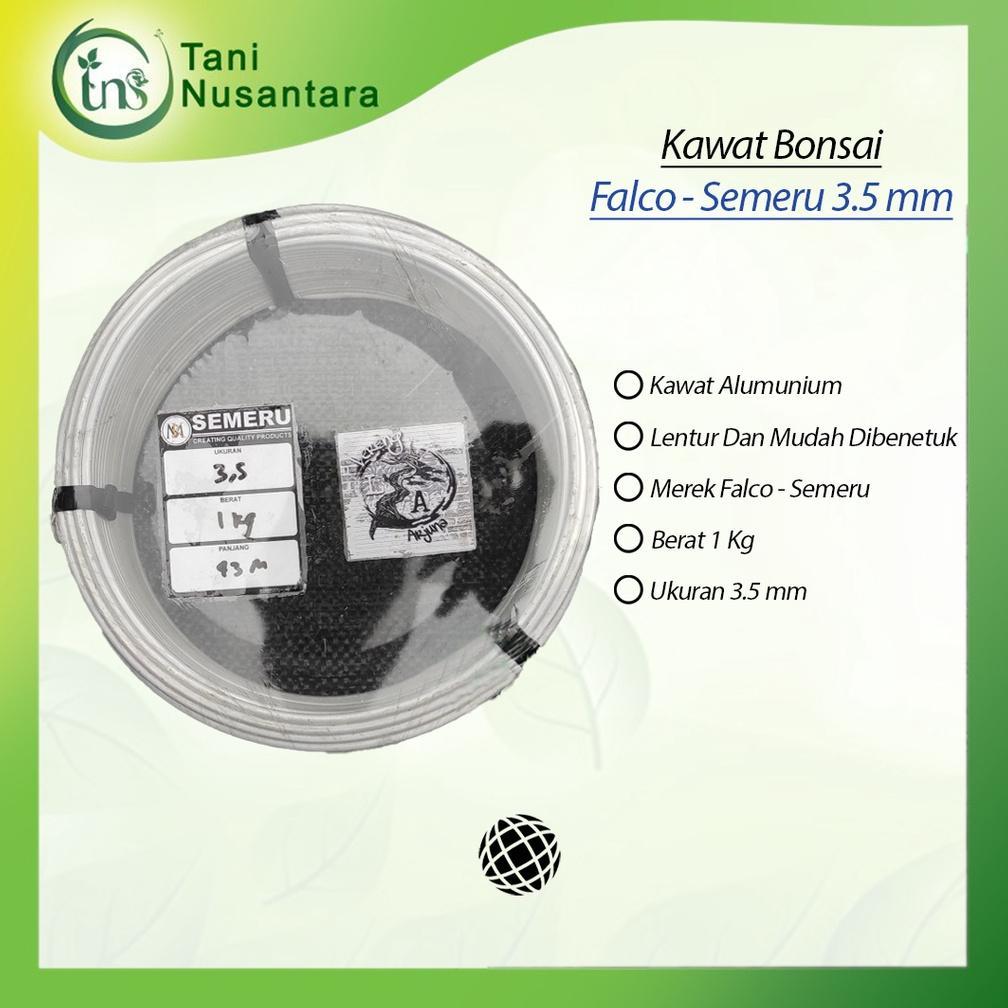 Kawat Bonsai 1 Kg Aluminium Silver - Ukuran 3,5 mm