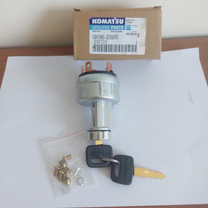 Kunci Kontak 08086-20000 Komatsu Pc200 Ignition Switch 08086-10000 Original Dan Terpercaya