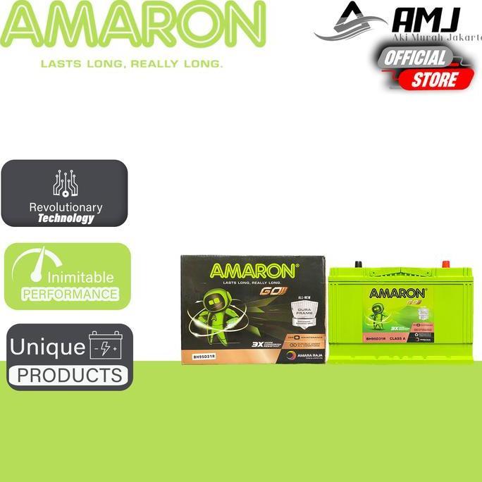 Amaron GO Aki Mobil Hyundai H1 N70Z / 95D31R - 75Ah Aki Kering