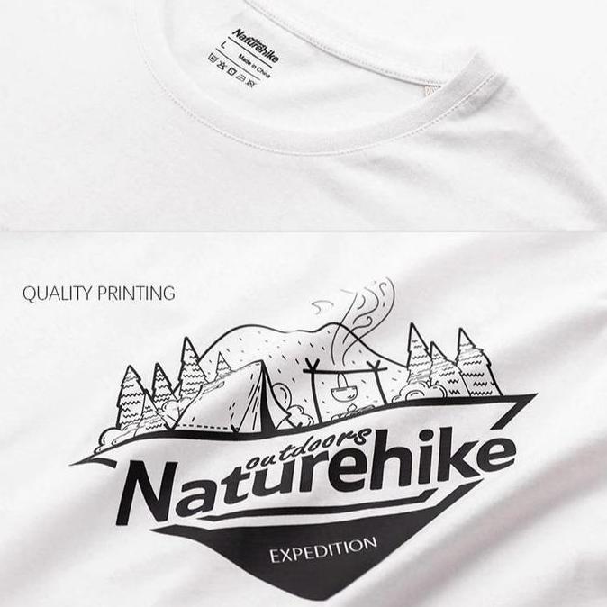 Kaos Naturehike Nh19W004-H Baju T-Shirt Hiking Camping Outdoor Katun