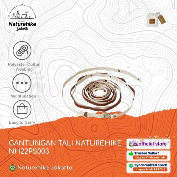 GANTUNGAN TALI / AWNING ROPE / JEMURAN CAMPING NATUREHIKE NH22PS003