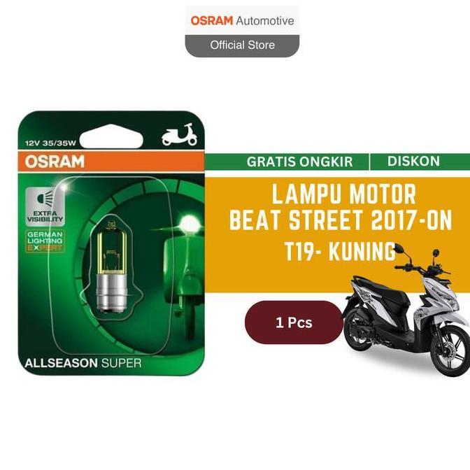 Osram Lampu Depan Motor Honda Beat Street 2017 On - 62337ALS