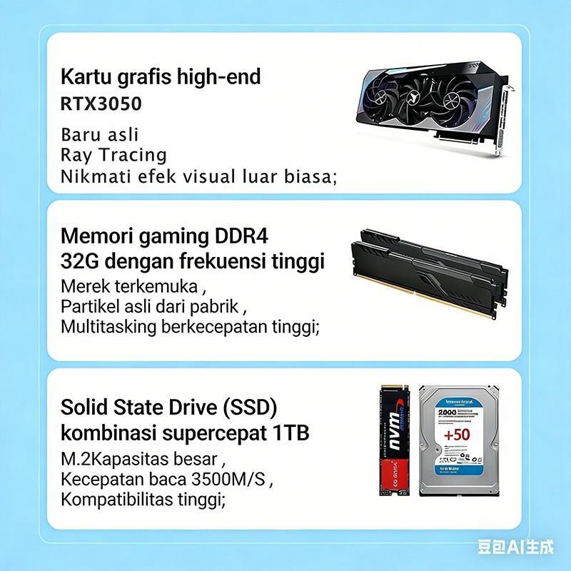 Pc Gaming Full Set Rakitan Ecs Budget - Pc Lengkap Siap Pakai Gaming Desain Editing Dll Pc Rakitan