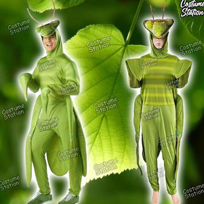 Kostum Onesie Praying Mantis / Costume Belalang Sembah Hewan Binatang Animal dewasa