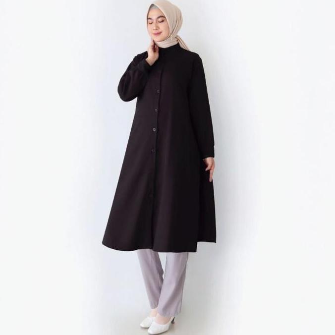 MURAH LEBAY KEMEJA TUNIK POLOS WANITA/TUNIK SHAKILA BOTTEGA JUMBO L, XL, XXL MURAH LEBAY