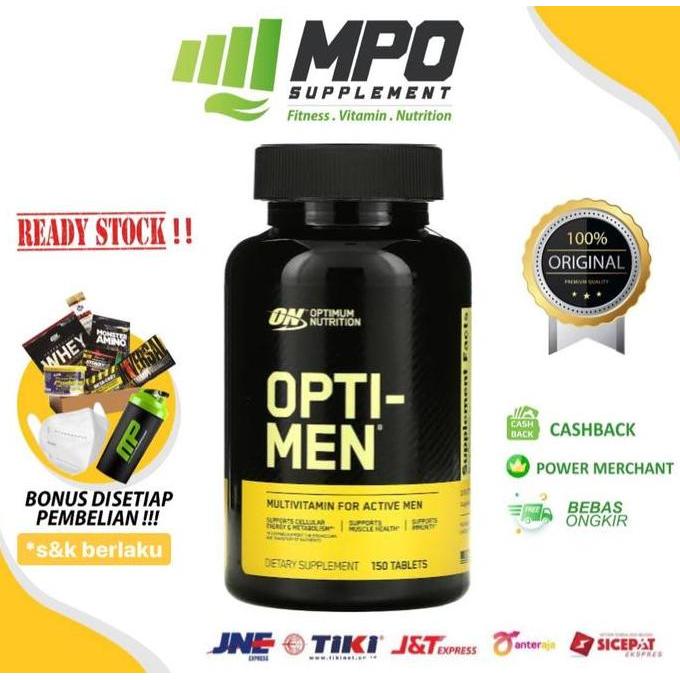 ON Opti-Men ON Optimen Multivitamin BARU SEGEL ORIGINAL FREE SAMPLE