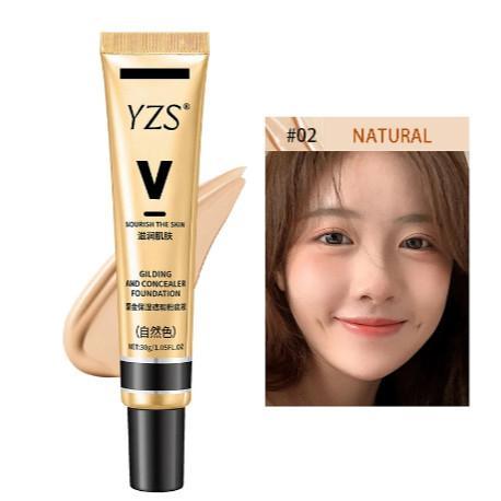 Tr- Yzs Original Foundation Gilding And Concealer Liquid Foundation Moisturizing Waterproof Anti Air