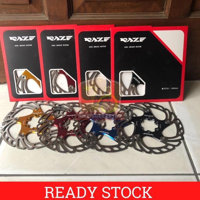 Rotor Floating Disc Brake Piringan Cakram 6 Bolts Sepeda 160mm Raze Lipat MTB Balap BMX