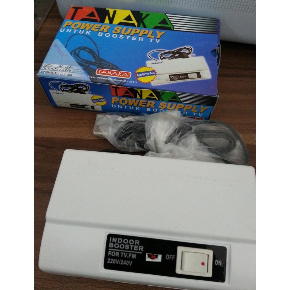 BIG PROMO Booster Antena TV / Power Suply Antena TV Bawah / Dalam Tanaka