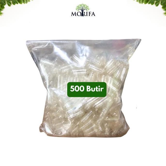 Excellent- Cangkang Kapsul Kosong Bening Vegan Natural Rumput Laut Kualitas Import Dan Lokal