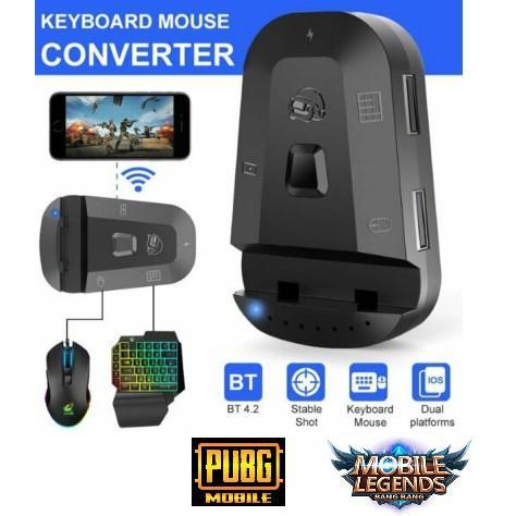 Konverter Keyboard Mouse Bluetooth Gaming Wireless Converter Android
