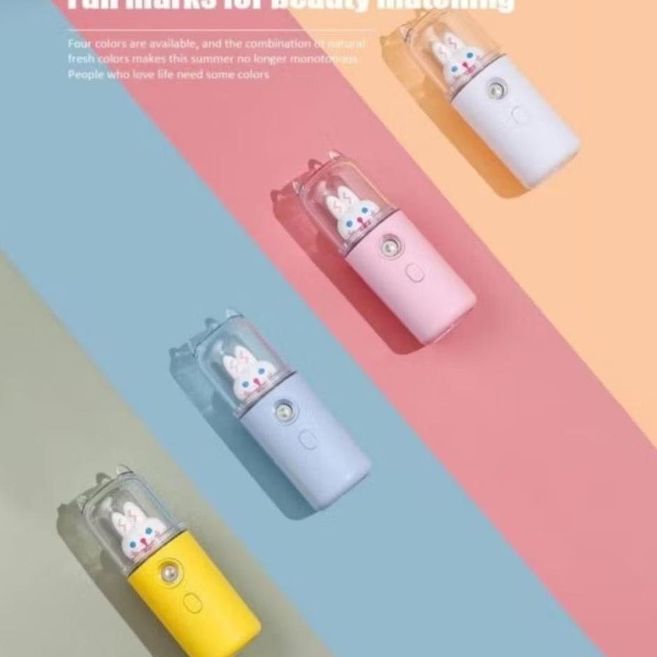NEW DEALS Karakter Nano Mist Mini Nano Spray Gun Perawatan Wajah Portable Lucu