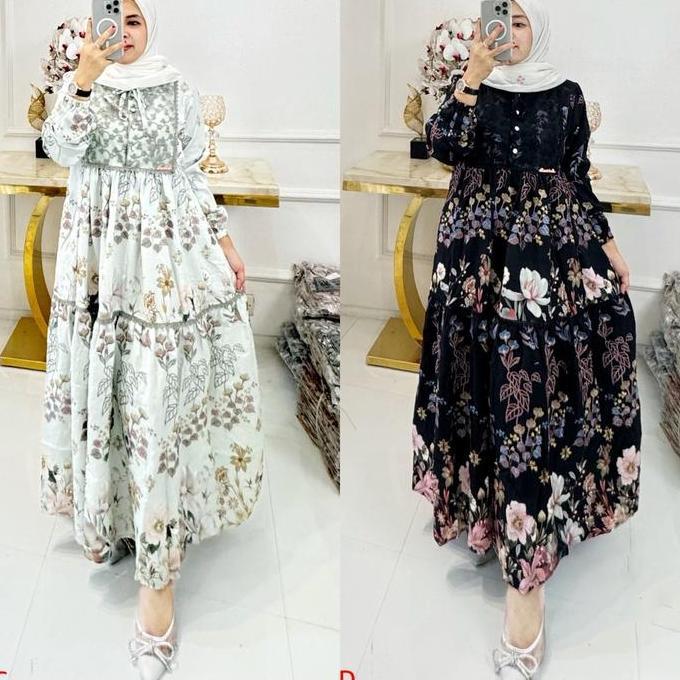 MURAH LEBAY Nila Boutique Gamis Cantik Wanita Kode NB Mewah MURAH LEBAY