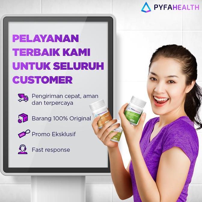 Happyfit- Pyfahealth Vitamin B Complex + Vitamin C Memelihara Kesehatan Tubuh