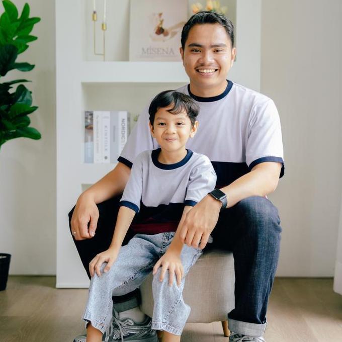 DISKON Badudu - Set Keluarga - Gama Family Set - Busui Kekinian - Grey DISKON