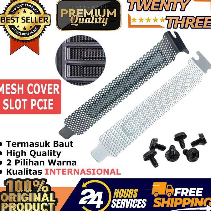 Tutup Penutup Slot VGA Cover Pcie pci VGA case pc casing komputer back Panel Mesh Net Ventilasi