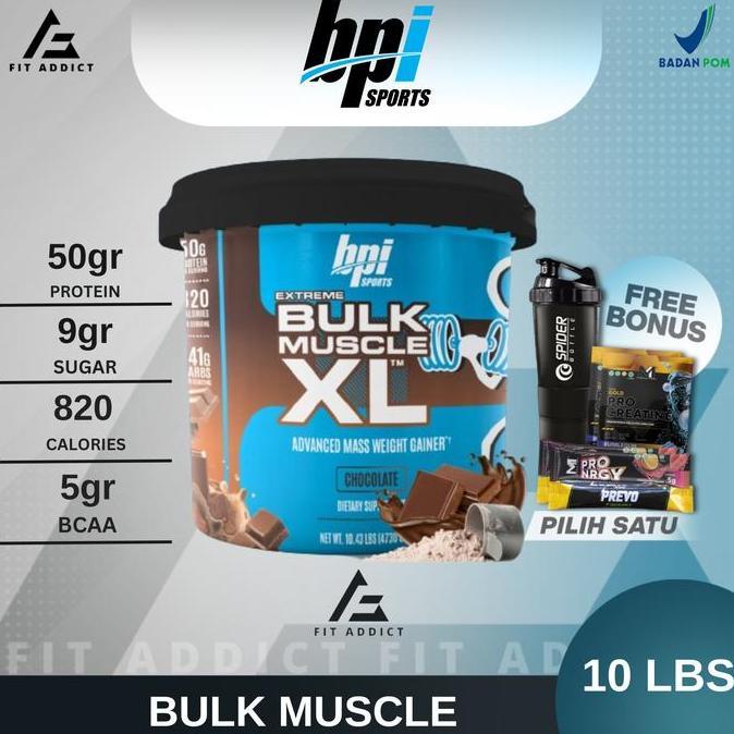 Healthy- Bpi Sports Bulk Muscle Xl Gainer 15 Lbs Lb 15Lbs 15Lb Bulkmuscle Sport