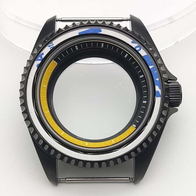 Seiko Mod Black Case SKX Crown Jam 3 42MM Sapphire Crystal NH35/36