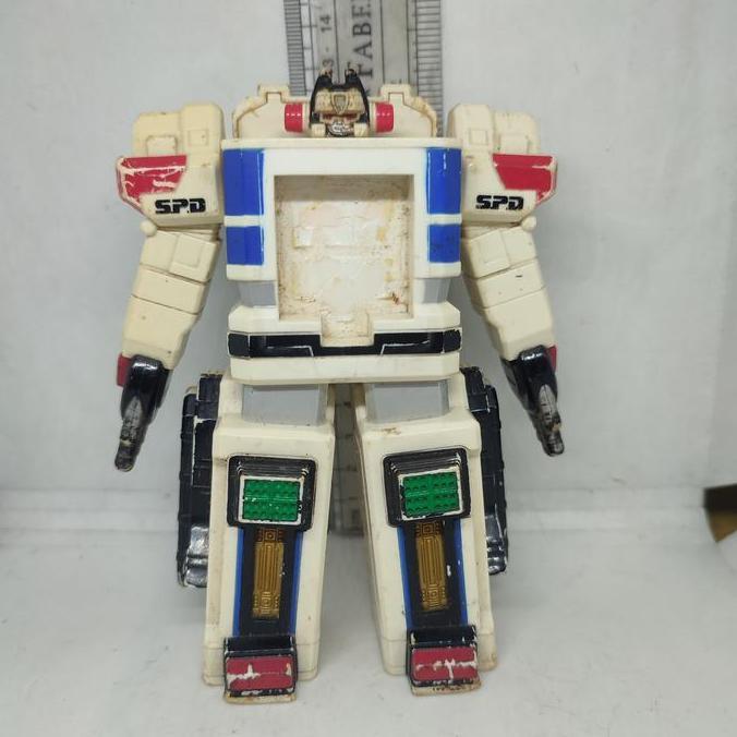 FIGURE 5' POWER RANGERS SPD MEGAZORD DELTA COMMAND ORI POPY JUNK FG75
