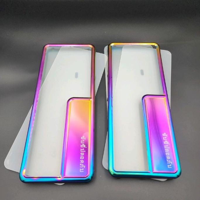 babapopoz - 1set Tempat Plat Motor Rainbow Thailand - Tatakan Plat Nomor - Dudukan Plat Nomor Varias
