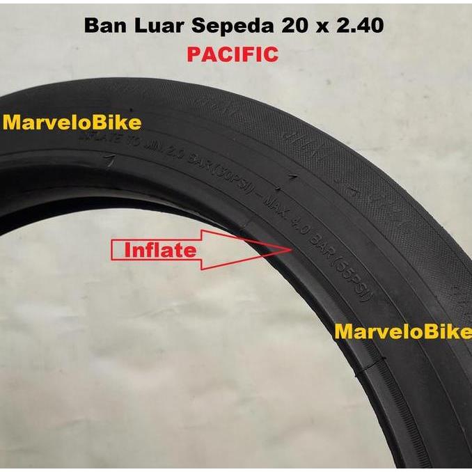 Ban Luar Sepeda BMX FatBike 20 x 2.40 PACIFIC
