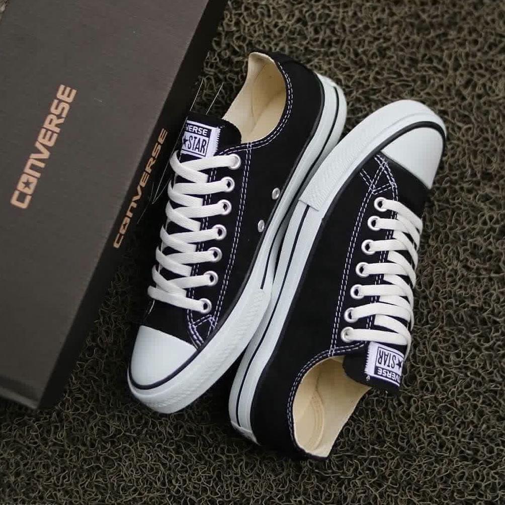 Sepatu Convers All star Sekolah Hitam Pria Wanita Casual Grade Ori