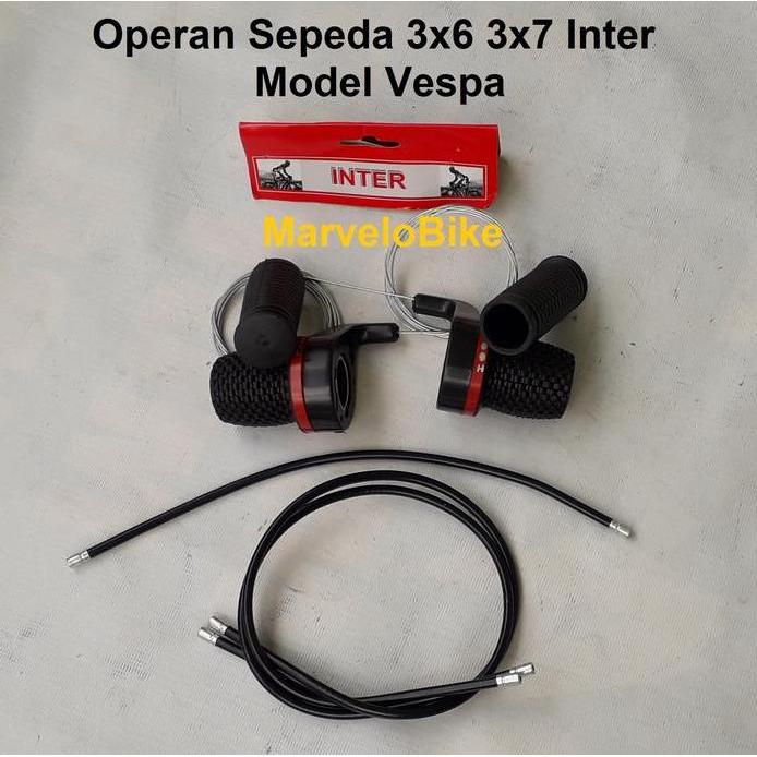 Shifter Operan Sepeda 3x6 3x7 Model Vespa Inter