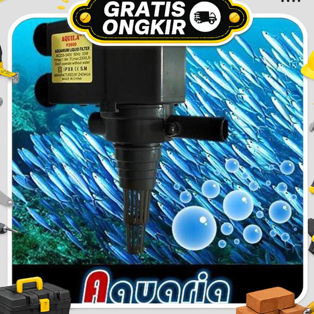 Aquila P2600 Pompa Air Submersible Aquarium Aquascape P-2600